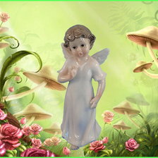 Схема вышивки «ангелочек»