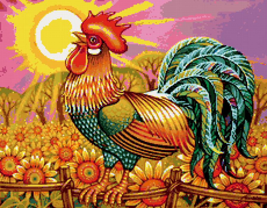 петушок - петух, рассвет, детская, птицы, сказка, детям, птица - предпросмотр