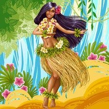 Схема вышивки «девушка»