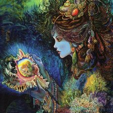 Схема вышивки «Жозефина Уолл Дитя глубины»