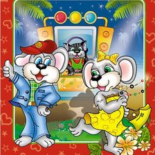 Схема вышивки «дискотека»