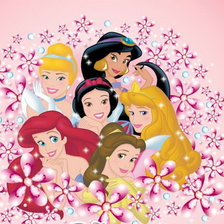 Схема вышивки «Серия МУЛЬТИКИ. Принцессы Диснея»