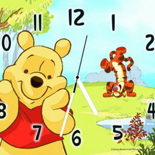 Схема вышивки «Серия МУЛЬТИКИ. Винни-пух часы»