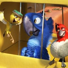 Схема вышивки «Серия МУЛЬТИКИ. Рио знакомство»