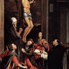 Схема вышивки «Росспятие Христа»