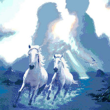 Схема вышивки «лошади»