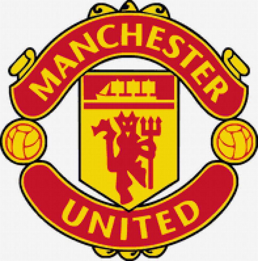 манчестер - футбол, эмблема - предпросмотр