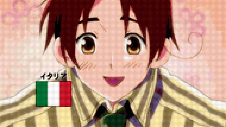 Италия Хеталия - аниме, хеталия, италия, арт - предпросмотр