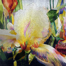 Схема вышивки «Китайская вышивка Ирисы»