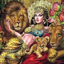 Схема вышивки «клеопатра»