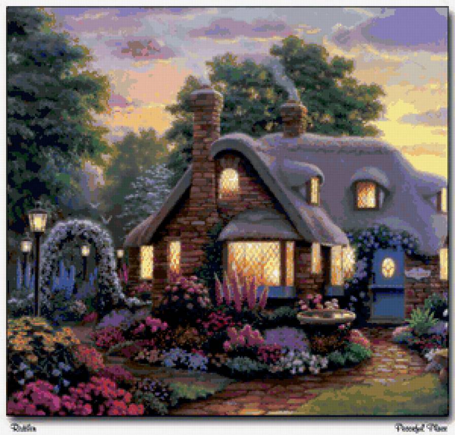 домик1 - пейзаж, дом, домик - предпросмотр