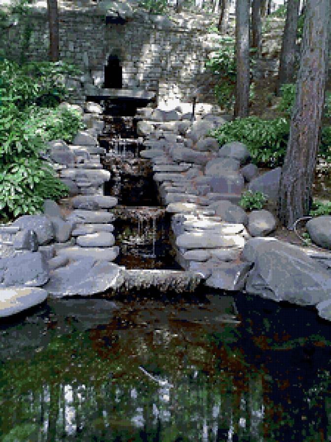 Водопад в Гурзуфе - крым, гурзуф, природа - предпросмотр