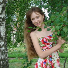 Схема вышивки «Лето и я»