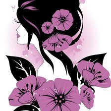 Схема вышивки «ЖЕНЩИНА - ЗАГАДКА»