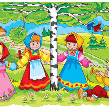 Схема вышивки «девочки»