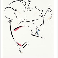 Схема вышивки «Поцелуй. Тай Вилсон»