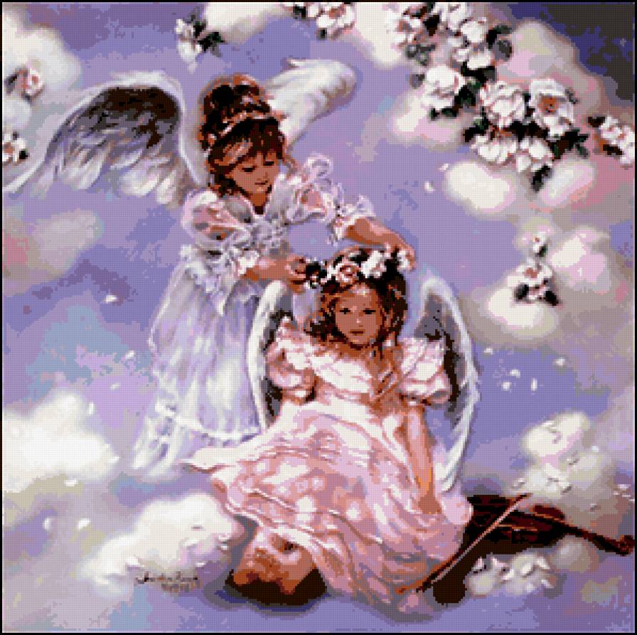 Ангелы - ангелочки, ангелы, дети - предпросмотр