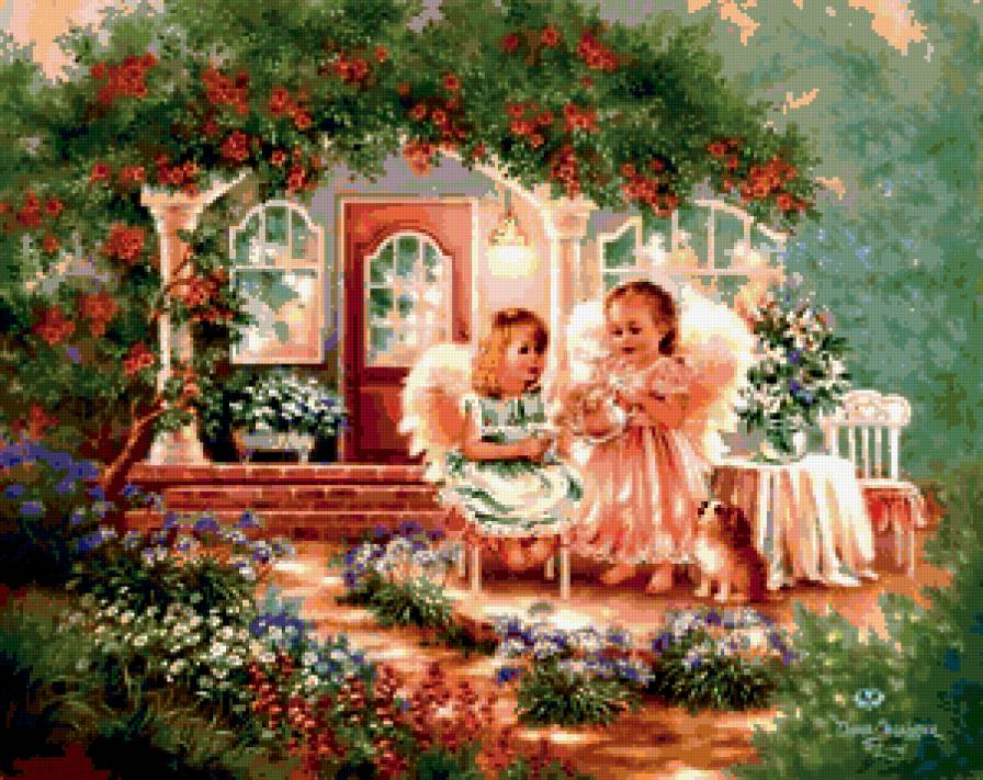 Ангелы - ангелы, ангелочки, дети - предпросмотр