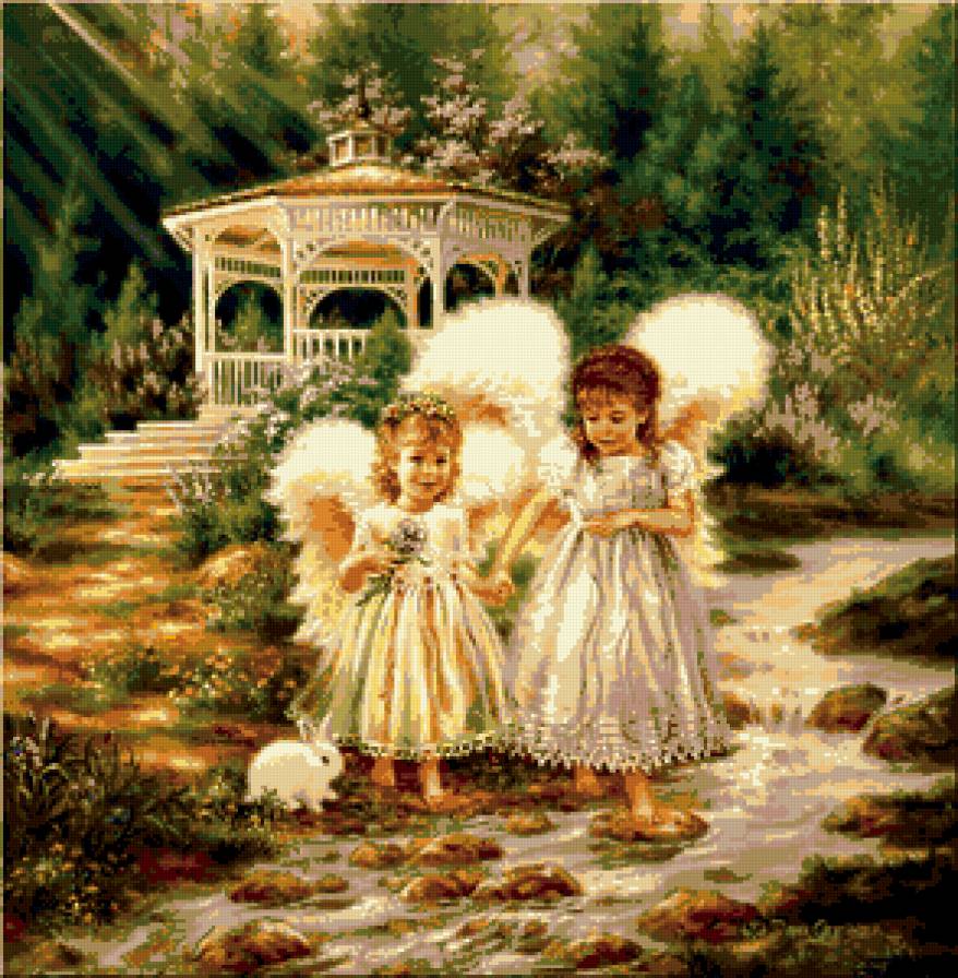 Ангелы - ангелы, дети, ангелочки - предпросмотр