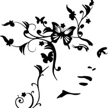 Схема вышивки «Батергерл»