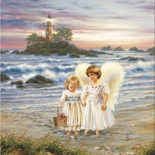 Схема вышивки «Ангелы»