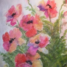 Схема вышивки «маки»