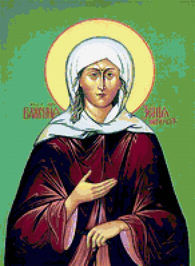 Икона Ксения Петербуржская - икона - предпросмотр