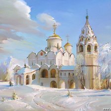 Схема вышивки «храм»