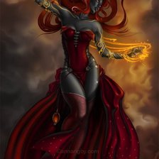 Схема вышивки «Огонь»