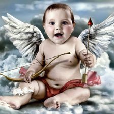 Схема вышивки «купідон»