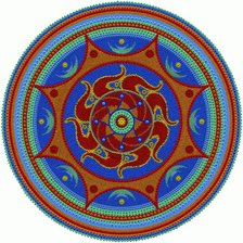 Схема вышивки «Мандала2»