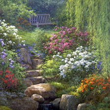 Схема вышивки «пейзаж»