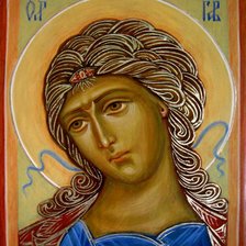 Схема вышивки «Икона Архангела Гавриила»