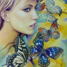 Схема вышивки «ЖЕНСКИЙ ОБРАЗ»