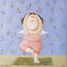 Схема вышивки «Йога»