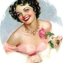 Схема вышивки «ЖЕНЩИНА-ВЕСНА»