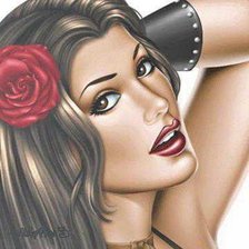 Схема вышивки «МИСС ОЧАРОВАНИЕ»