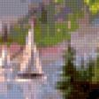 Предпросмотр схемы вышивки «пейзаж» (№261221)