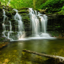 Схема вышивки «водопад»