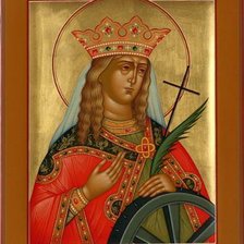 Схема вышивки «Святая великомученица Екатерина»