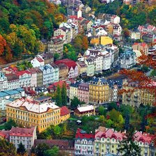 Схема вышивки «Карловы Вары, Чехия.»