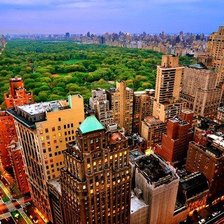 Схема вышивки «Центральный парк в Нью-Йорке»