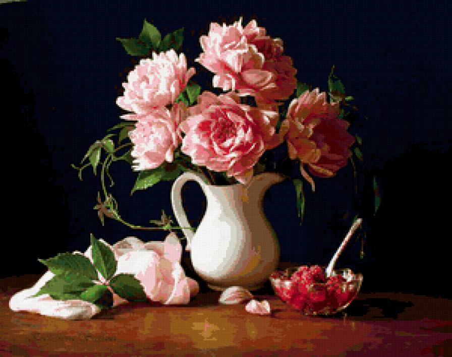 натюрморт - букет, натюрморт, цветы, лето - предпросмотр