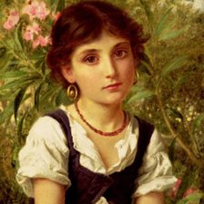 Схема вышивки «Маленькая испанка»