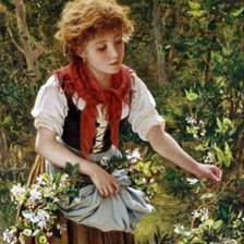 Схема вышивки «Собирая цветы»