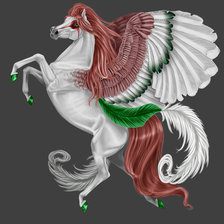 Схема вышивки «лошадка»