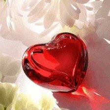 Схема вышивки «Хрустальное сердечко»