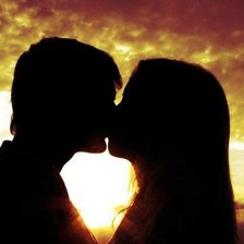 Схема вышивки «Поцелуй на закате»