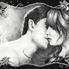 Схема вышивки «Двое»