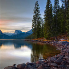 Схема вышивки «пейзаж»